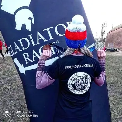 Pája na Gladiator Race Josefov